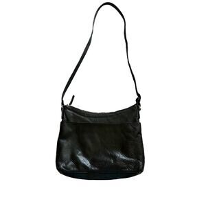 Margot New York | Black Leather crossbody purse